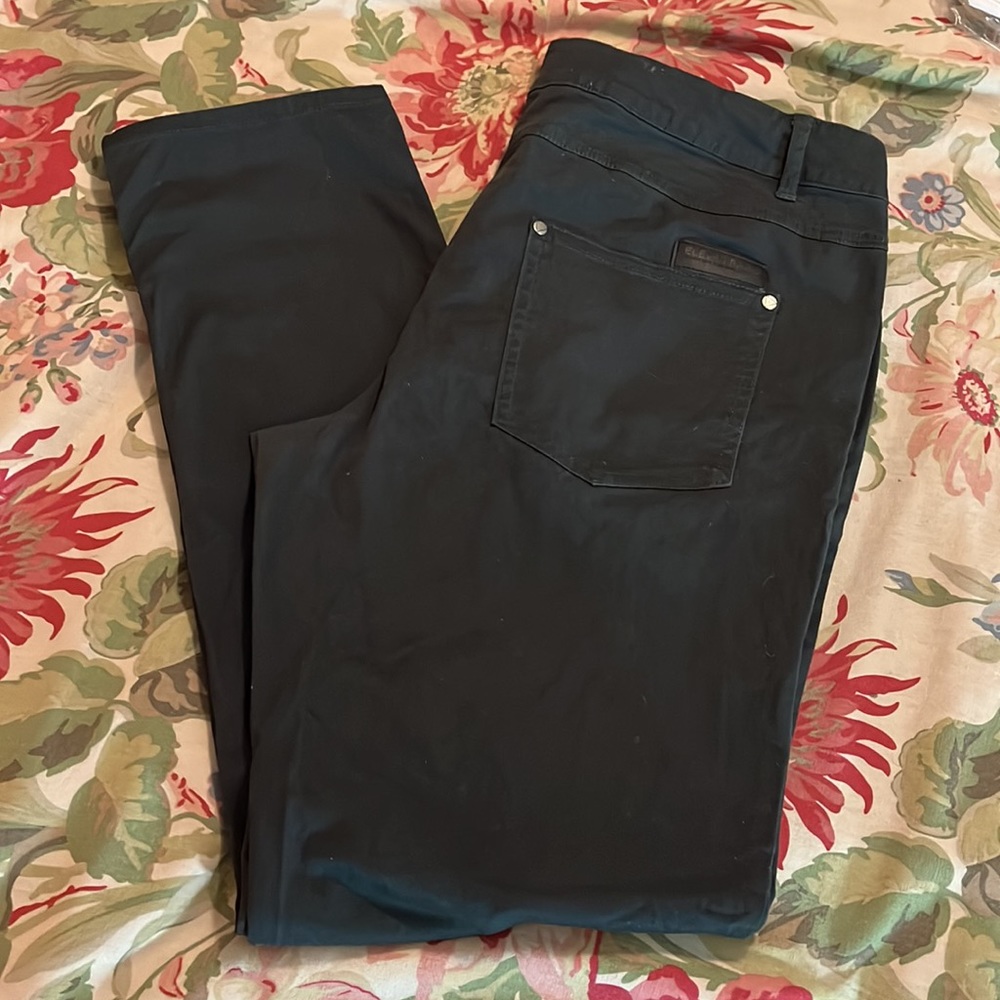 ELEVEN PARIS LA Collection Size 36/32 Gray Pant Flat Front Men Cotton Spandex